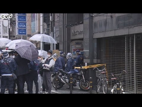 大阪・ミナミ　ビルの谷間で暴力団幹部死亡　殺人事件として捜査