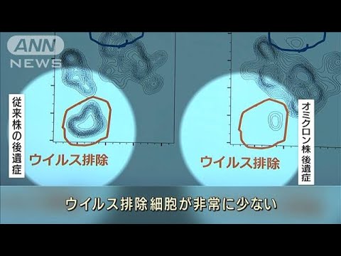 オミクロン株の後遺症「長期化も」　“ウイルス排除”極端に少なく(2022年5月17日)