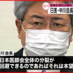 【日医・中川会長】会長を退任の意向　再選不出馬へ
