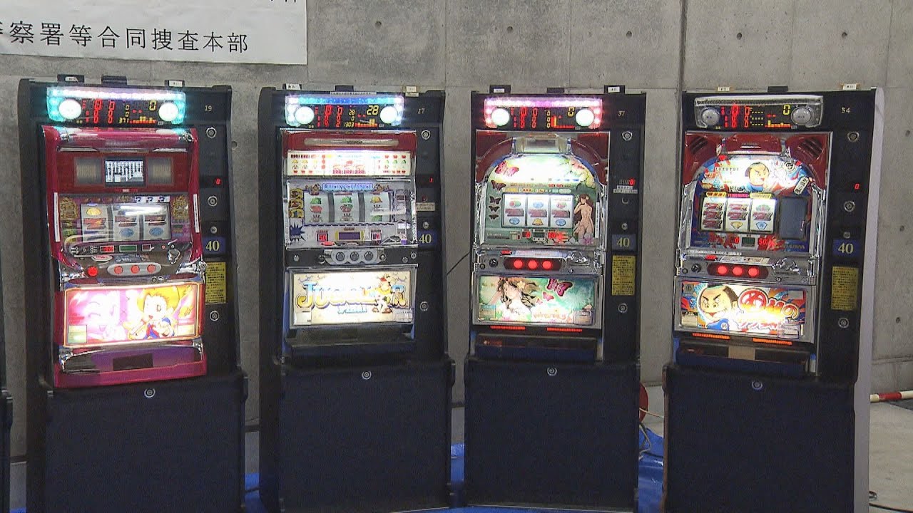 ミナミの賭博スロット店摘発　１８人逮捕