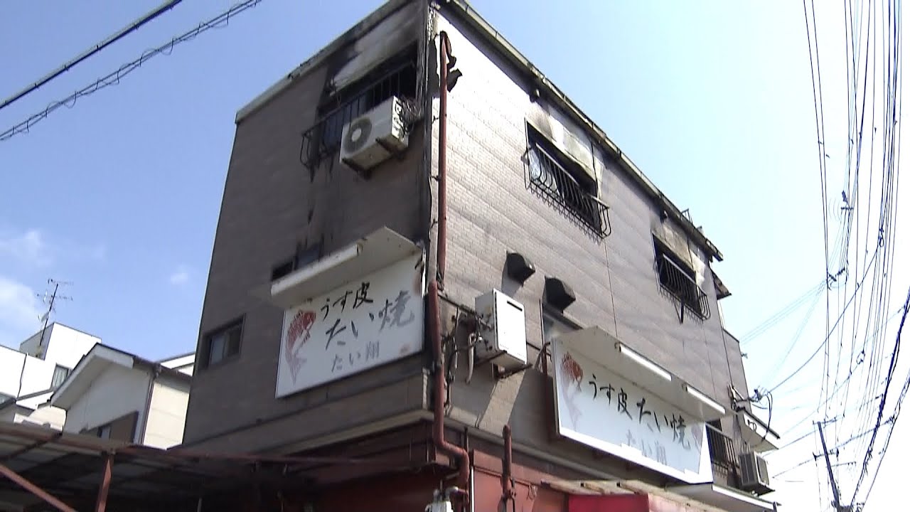 店舗兼住宅火災で高齢男性１人が死亡…住人の８１歳男性か　神戸市長田区（2022年5月25日）