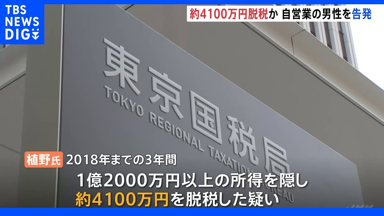 マッチングアプリで女性を誘い出し競馬予想ソフトを販売&nbsp;約4100万円脱税か&nbsp;「マルサ」が自営業の男を告発｜TBS&nbsp;NEWS&nbsp;DIG
