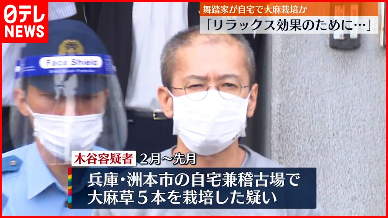 【逮捕】自宅の庭で大麻草を栽培か 舞踏家の男 兵庫・洲本市