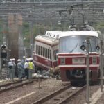 南海電鉄の車両基地で回送電車が脱線　けが人なし　翌日の運行に向けて移動中　和歌山・橋本市