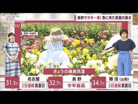 【全国の天気】東日本　通勤時は本降り・・・暑さ収まる(2022年5月30日)