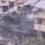 大阪・吹田市　空き家から出火し３棟全焼もケガ人なし　火元の空き家には電源に繋がれた水槽１９台