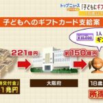 “子どもに１万円分ギフトカード”案　大阪の「物価高騰対策」に府民の声はさまざま（2022年5月31日）