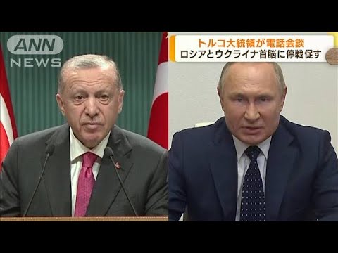 トルコ大統領　“停戦協議”仲介を両首脳に提案(2022年5月31日)