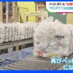 年間217億本出荷のペットボトル 繰り返し再利用できる「ケミカルリサイクル」に注目｜TBS NEWS DIG