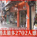 【速報】沖縄で過去最多2702人の新規感染確認 新型コロナ 11日