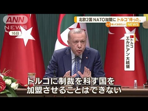 トルコ“待った”北欧2国のNATO加盟に・・・大統領難色(2022年5月18日)
