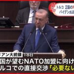 【トルコ】北欧2国のNATO加盟“認めず” バイデン氏は楽観的な見通し