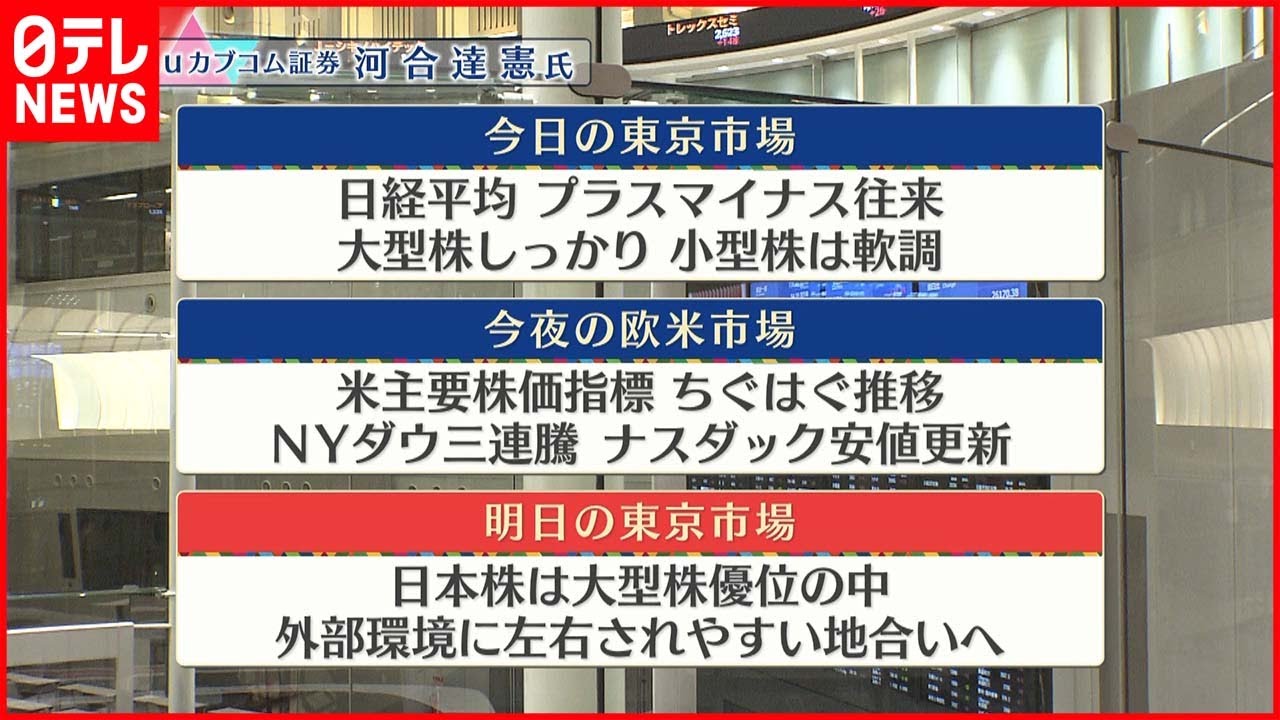【5月25日株式市場】株価見通しは？河合達憲氏が解説