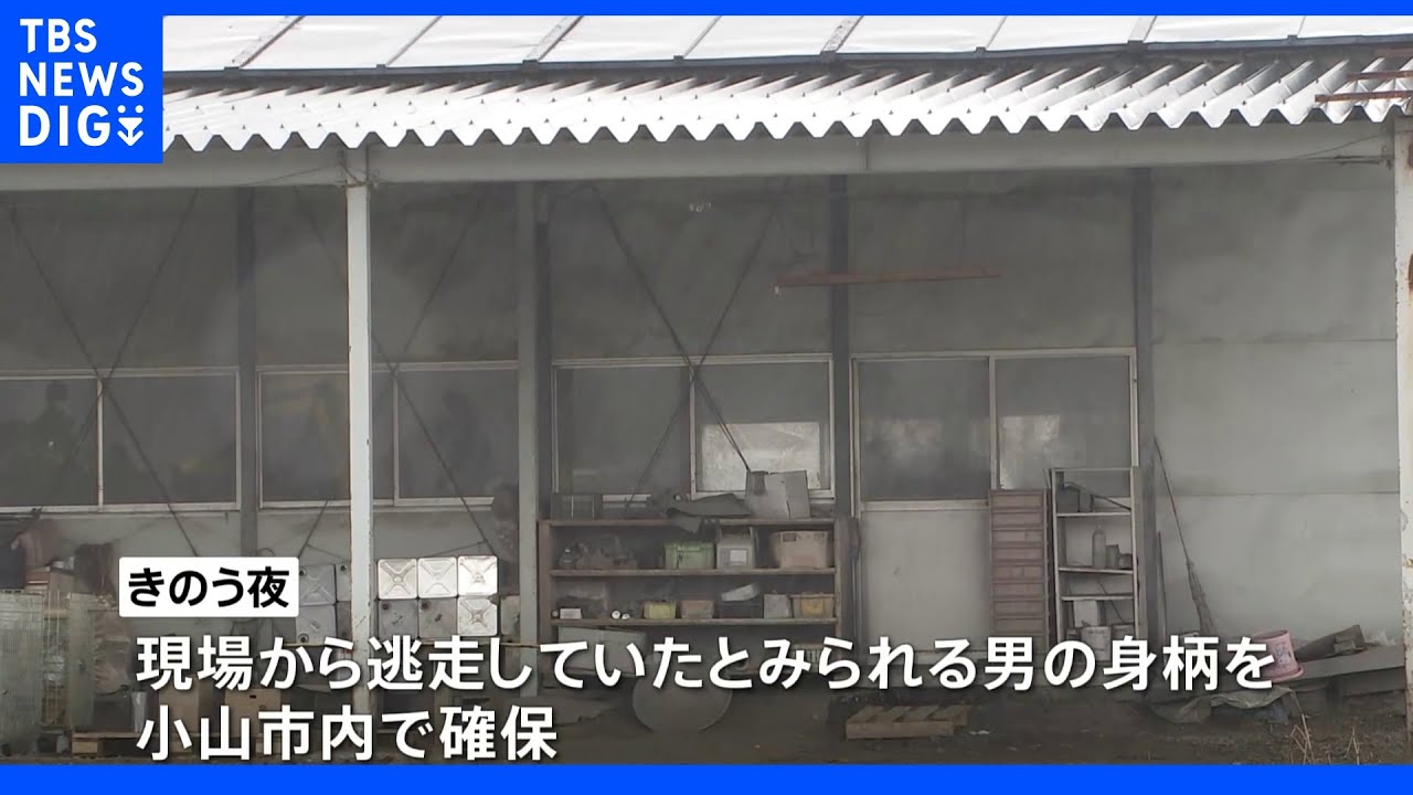 栃木・小山市で70代男性胸刺される&nbsp;逃走していたとみられる男確保｜TBS&nbsp;NEWS&nbsp;DIG