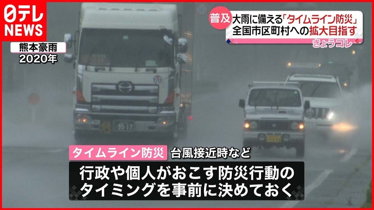 【拡大目指す】大雨に備える”タイムライン防災” 全国的な拡大目指しネットワーク設立