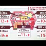 【解説】値上げ8400品目か　家計ピンチ“夏”直撃　6～7月だけで3000超(2022年5月30日)