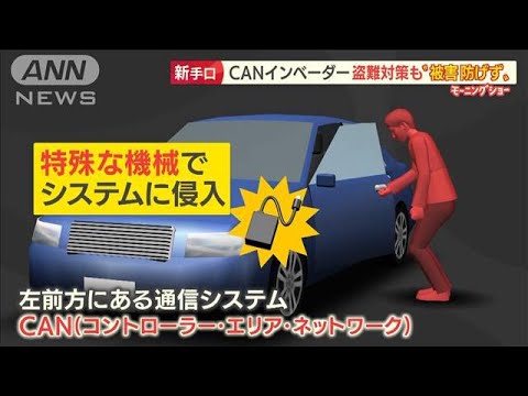 「CANインベーダー」全国各地で多発・・・“高級車盗難”新たな手口【羽鳥慎一 モーニングショー】(2022年5月23日)