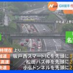 GW3連休最終日　高速道路の上り中心に数十キロの渋滞発生　下りは3日がピークの見通し｜TBS NEWS DIG