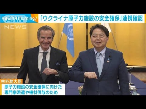 ウクライナ原子力施設の安全確保　林外相がIAEAと連携確認(2022年5月20日)