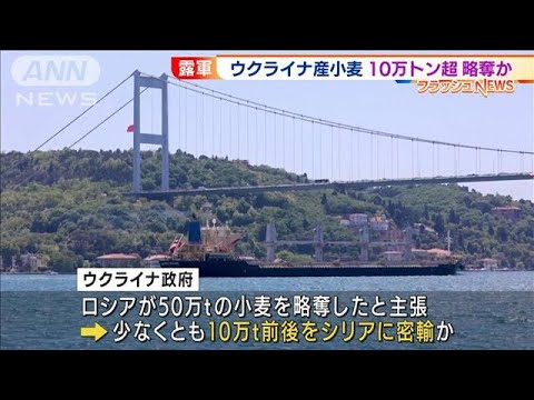 【独自】ロシア ウクライナ産小麦の略奪疑惑　約10万tをシリアに密輸か(2022年6月14日)