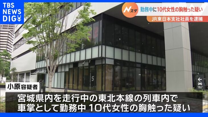 車掌として勤務中、乗客の10代女性の胸を触った疑い JR東日本支社社員を逮捕｜TBS NEWS DIG