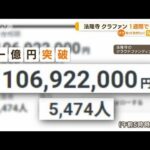 法隆寺の“クラファン”支援　1週間で「1億円」突破(2022年6月24日)