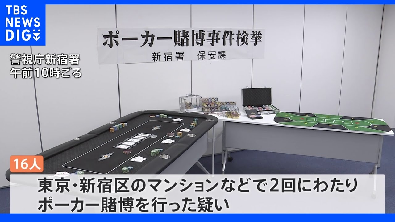 「令和の虎」の林社長やトモハッピーら16人をポーカー賭博で書類送検｜TBS&nbsp;NEWS&nbsp;DIG