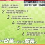 【日本維新の会】「改革。そして成長。」 夏の参院選に向け 公約発表