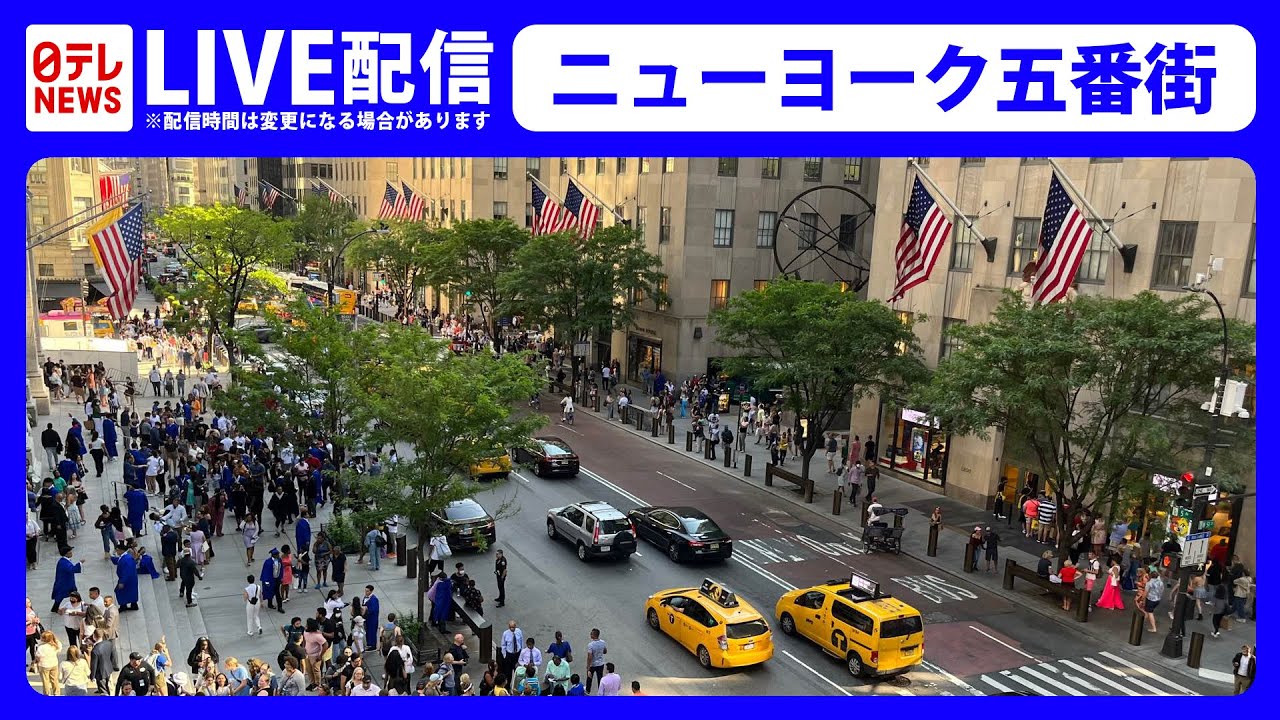 【ライブカメラ】アメリカ・ニューヨーク五番街　5th Ave. New York, USA -LIVE cam-