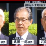 【強制起訴】福島第一原発事故めぐり　東電旧経営陣の控訴審が結審