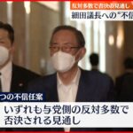 【衆議院本会議】細田議長の“不信任案”採決へ