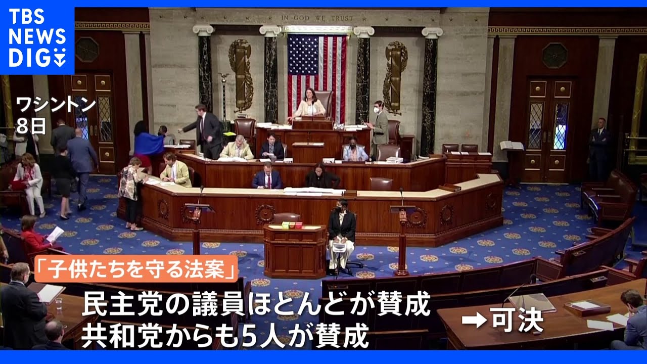 銃規制法案がアメリカ下院で可決&nbsp;党派対立で成立は見通せず｜TBS&nbsp;NEWS&nbsp;DIG