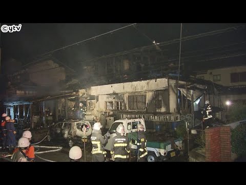 【滋賀・彦根市】２階建て住宅が全焼　焼け跡から住民の女性とみられる遺体発見