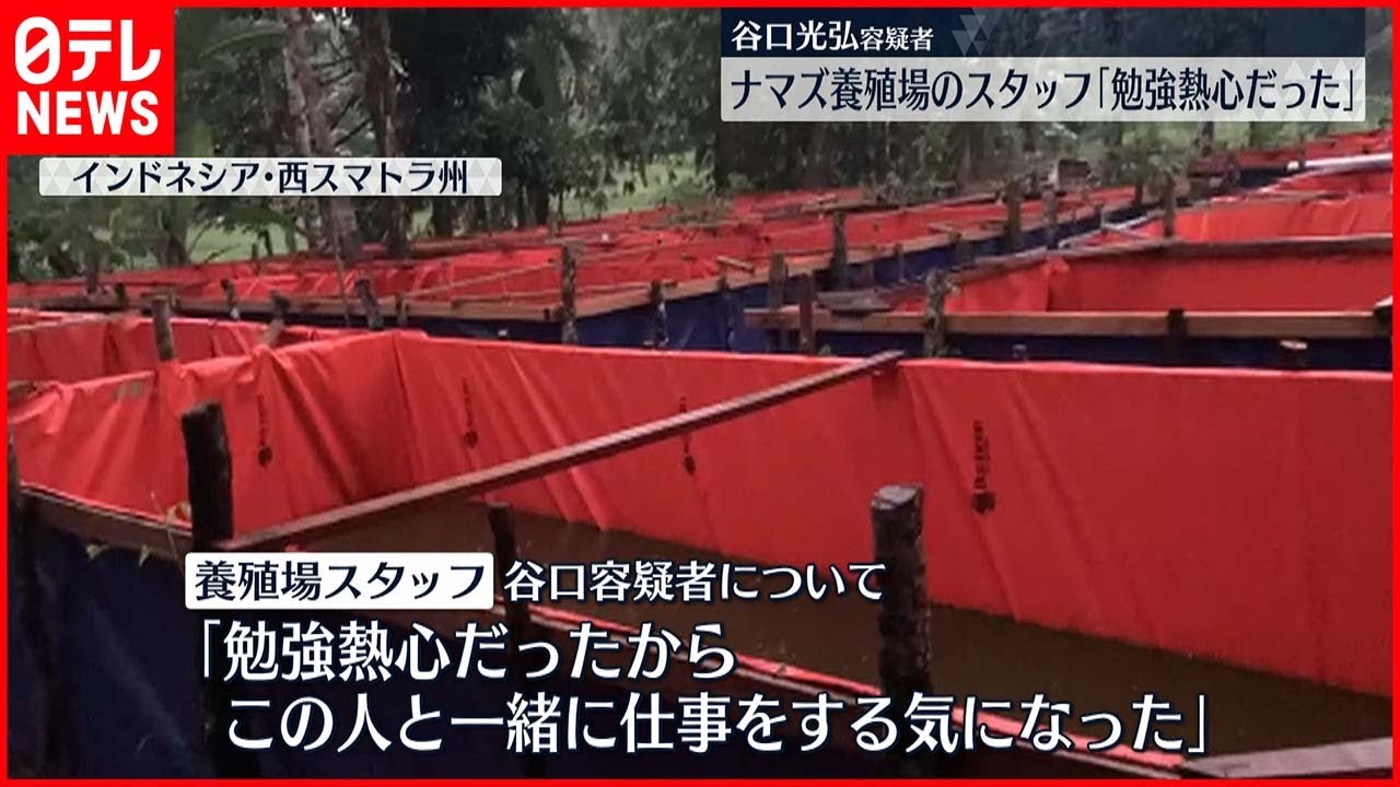 【給付金詐欺事件】谷口容疑者は「勉強熱心だった」～養殖場スタッフ