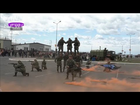 【ノーカット版】北方領土に“未確認”特殊部隊か・・・独占「軍事パレード」現地映像(2022年6月15日)