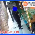 店舗をはしごして盗難か防カメがとらえたヘルメット姿の“メダカ泥棒”｜TBS NEWS DIG