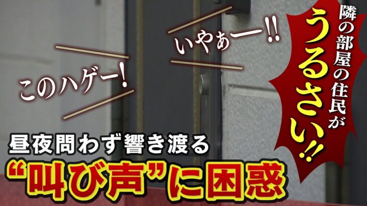 【騒音トラブル】『このハゲー！』『ウヒヒッ』昼夜問わずアパートに響き渡る”住民の叫び声”…張り込み取材で確認された”騒音”の実態　住民「迷惑行為はしていない」（2022年6月20日）