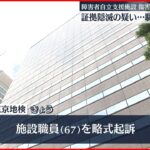 【東京地検】障害者施設での傷害事件“証拠隠滅” 施設職員を略式起訴 共に逮捕の妻は不起訴