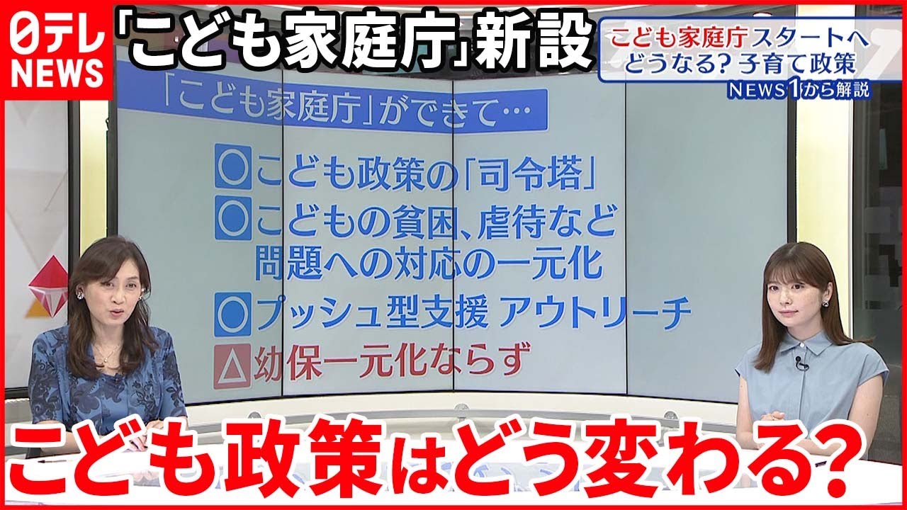 【解説】「こども家庭庁」が来春スタートへ こどもに関わる政策…どう変わるのか？