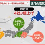 【電気料金値上げ】「結構、家計に響いてきます…」電力ひっ迫で節電協力も