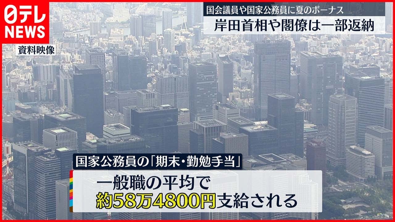 【夏のボーナス】国会議員や国家公務員に支給 “女子大生に飲酒”吉川議員にも