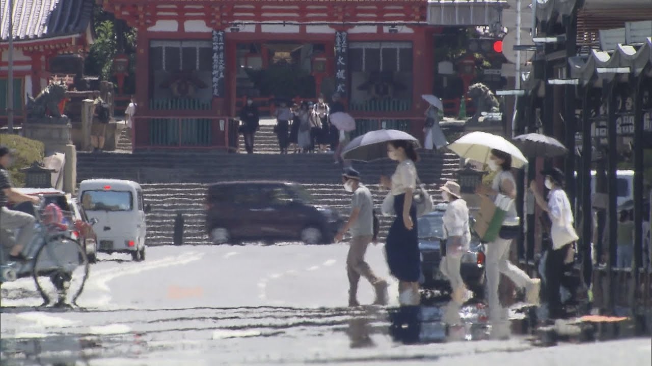 京都市で３７．２℃　６月の最高気温を更新　大阪も今年初の猛暑日　淡路島の名産品にも影響が