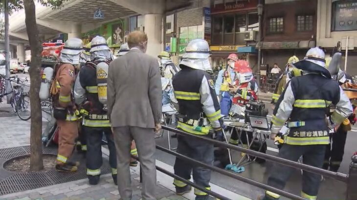 催涙スプレーがまかれたか　高島屋大阪店で異臭　４人が体調不良で病院搬送　７階の女子トイレ