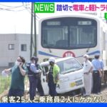群馬・高崎市で電車と軽トラが衝突 1人重傷｜TBS NEWS DIG
