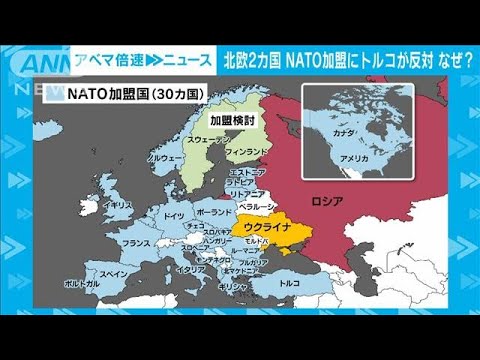 【解説】北欧2カ国 NATO加盟に暗雲 ANNロンドン支局 佐藤裕樹記者【ABEMA NEWS】(2022年6月23日)