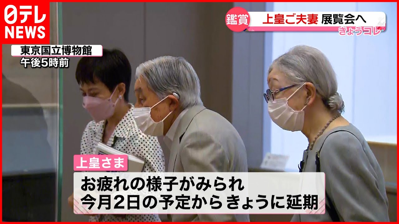 【上皇さまご夫妻】手つなぎ…沖縄復帰50年記念・特別展を鑑賞