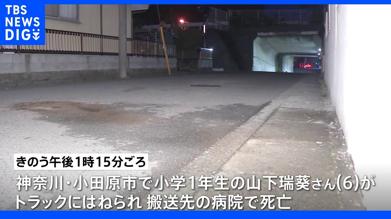 自転車で友人宅に行く途中に…小田原で6歳女児トラックにはねられ死亡　73歳運転手逮捕｜TBS&nbsp;NEWS&nbsp;DIG