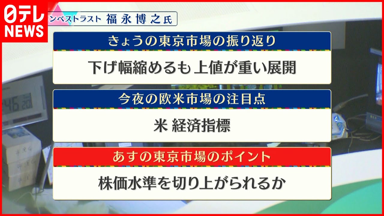 【6月2日株式市場】株価見通しは？　福永博之氏が解説