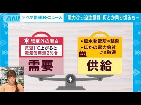 【解説】6月なのに猛暑で“2電力ひっ迫”　夏本番はどうなる！？　経済部・延増淳記者(2022年6月27日)