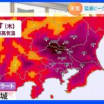 【6月30日 関東の天気】各地で35℃超え 猛暑日に｜TBS NEWS DIG
